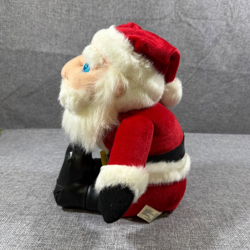 VTG Gemmy Santa Animated "Santa Claus Is Coming To Town Light Up Cheeks Untested - Picture 6 of 12